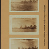 North (Hudson) River - Shore and skyline - Manhattan - Battery - 14th Street.