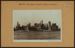North (Hudson) River - Shore and skyline - Manhattan - Battery - 14th Street.