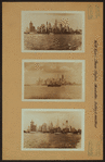 North (Hudson) River - Shore and skyline - Manhattan - Battery - 14th Street - [Bank of Manhattan - City Bank-Farmers Trust Company - Irving Trust Company - New York Aquarium - United States Barge Office.]