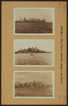 North (Hudson) River - Shore and skyline - Manhattan - Battery - 14th Street - [Bank of Manhattan - Bankers Trust Company - City Bank-Farmers Trust Company - Irving Trust Company - New York Telephone Company - Singer Manufacturing Company - Transportation Building - Woolworth Building.]