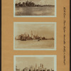 North (Hudson) River - Shore and skyline - Manhattan - Battery - 14th Street - [United States Barge Office - New York Aquarium.]