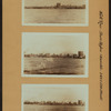 North (Hudson) River - Shore and skyline - Manhattan - [Midtown skyline between 14th and 59th Streets.]