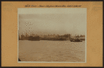 North (Hudson) River - Shore and skyline - Manhattan - [Midtown skyline between 14th and 59th Streets - Piers 83 and 84.]