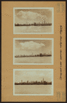 North (Hudson) River - Shore and skyline - Manhattan - [Midtown skyline between 14th and 59th Streets - Piers 83, 84, and 86.]