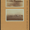 North (Hudson) River - Shore and skyline - Manhattan - [Midtown skyline between 14th and 59th Streets - Hamburg American Lines.]