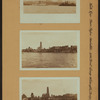 North (Hudson) River - Shore and skyline - Manhattan - 59th Street - George Washington Bridge - [Riverside Baptist Church - International House of Columbia University.]