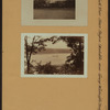 North (Hudson) River - Shore and skyline - Manhattan - George Washington Bridge - [Oil boat Blue Sonoco.]