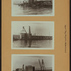 Upper Bay - Staten Island - Stapleton - [Showing the rebuilding of sheds on Piers 14].