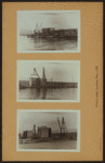 Upper Bay - Staten Island - Stapleton - [Showing the rebuilding of sheds on Piers 14].