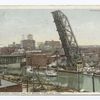 Superior Street Viaduct and Lift Bridge, Cleveland, Ohio.