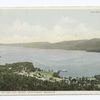 From Sunset Mountain, Silver Bay, Lake George, N. Y.