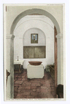 Old Baptismal Font, San Gabriel Mission, California