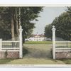 The Mansion from West Gate, Mt. Vernon, Va.