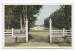 The Mansion from West Gate, Mt. Vernon, Va.