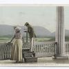 Viewing Mountains from Mt. Washington Hotel, New Hampshire