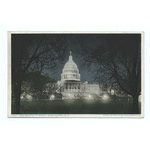 The Capitol at Night, Washington, D. C.