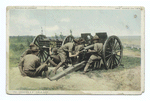 Loading a 3" Field Gun, World War I
