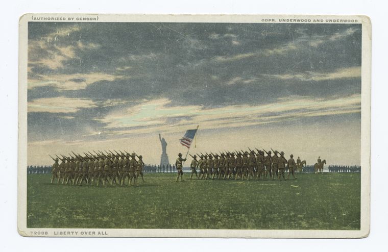 Liberty Over All, Governors Island, N. Y., World War I