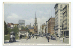 Tremont Street and the Mall, Boston, Mass.
