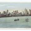 Skyline of Detroit from Ambassador Avenue, Detroit, Mich.