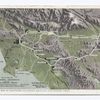Relief Map of Southern California, California