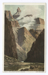 The Grand Canyon, Arizona (vertical view) (clouds), Grand Canyon, Ariz.