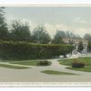 The Plaza Showing Vine Covered Pergola, Chautauqua Institute, Chautauqua, N. Y.