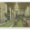 View of the Main Lobby, Book - Cadillac Hotel, Detroit, Mich.