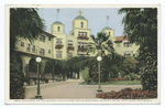 Main Entrance to the Beverly Hills Hotel and Bungalows, Beverly Hills, Southern California