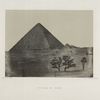 Égypte Moyenne. Pyramide de Chéops.