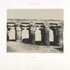 Thèbe.: Louqsor, grande colonnade du palais.
