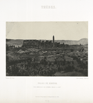 Thèbes. Palais de Karnak, vue générale des ruines, prise a l'est.