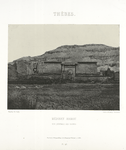 Thèbes. Médinet-Habou, vue générale des ruines.