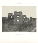 Thèbes. Médinet Habou, façade orientale du gynécée de Ramsès Méiamoun.