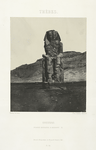 Thèbes. Gournah, colosse monolithe d'Aménopht III.