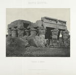 Haute Égypte. Temple d'Ombos.