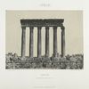 Syrie. Baalbeck, colonnade du Temple du Soleil.