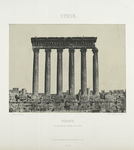 Syrie. Baalbeck, colonnade du Temple du Soleil.