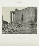 Syrie. Temple de Jupiter, a Baalbeck, façade orientale.