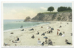 Castle Rock and Bathing Beach, Santa Barbara, Calif.