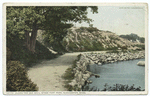 Along Sea Wall, Stage Fort Park, Gloucester, Mass.