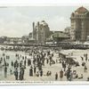 Bathing in front of the Big Hotels, Atlantic City, N. J.