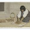 Tesuque Woman Making Rain Gods, Pueblo Tesuque, New Mexico