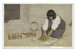 Tesuque Woman Making Rain Gods, Pueblo Tesuque, New Mexico