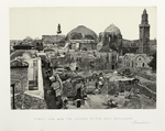 Street view with the Church of the Holy Sepulchre, Jerusalem
