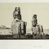 The statues of Memnon, Plain of Thebes