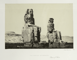 The statues of Memnon, Plain of Thebes