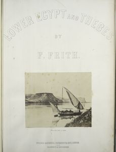 Lower Egypt, Thebes and the Pyramids.