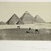 The Pyramids of El Geezah, from the south-west
