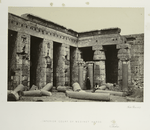Interior court of Medinet Haboo, Thebes